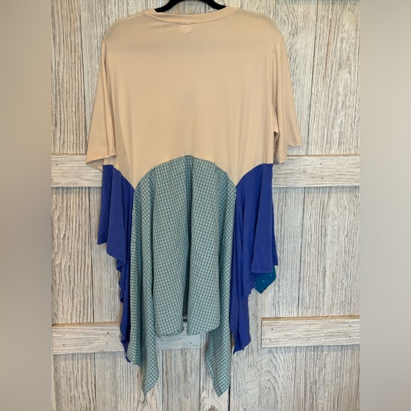 The Morgan Factory Tunic sz 2X  HANDMADE ONE OF A KIND - Picture 2 of 4